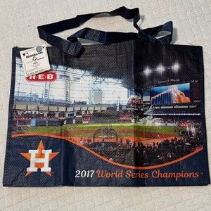 Houston Astros 2017 World Series Champions Tote Bag - Navy
